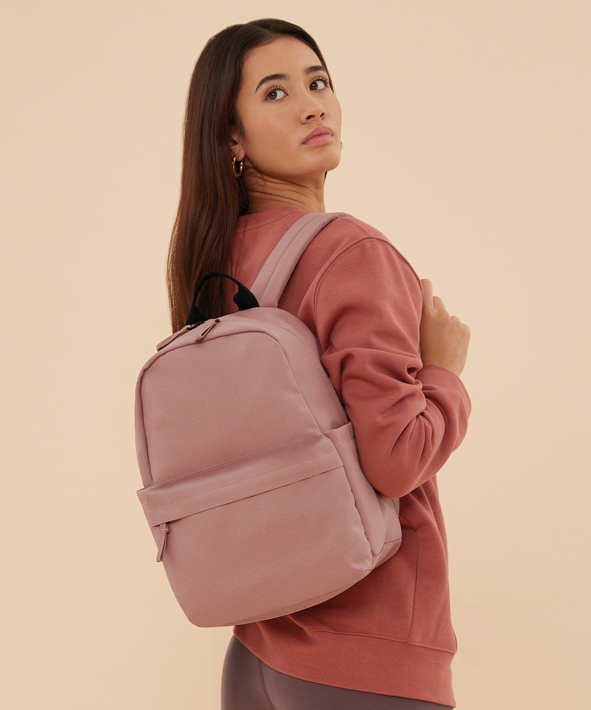 Premium Recycled Mini Backpack | DUSTY GREEN